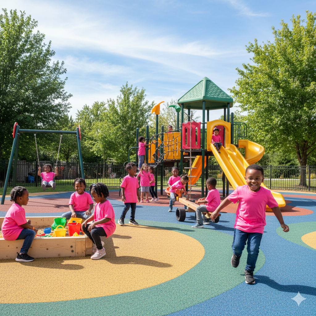 Outdoor play area